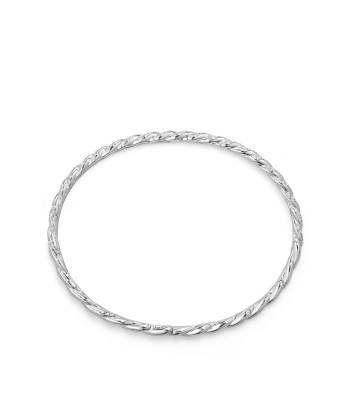 Paveflex Single Row Bracelet with Diamonds in 18K White Gold france