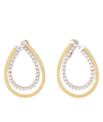 Marco Bicego 18K Yellow Gold Masai Drop Earrings with Diamonds acheter en ligne