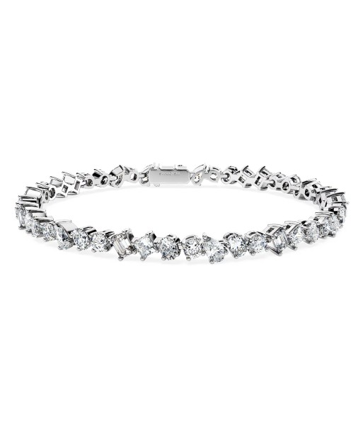 Swarovski Diamond Galaxy Tennis Bracelet 14K White Gold 5.00 Carats Comment ça marche