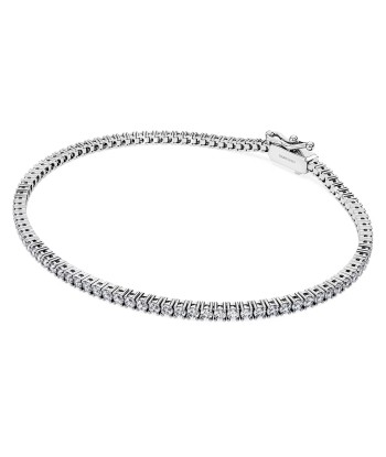 Swarovski Diamond Eternity Tennis Bracelet 14K White Gold 1.50 Carats tw le des métaux précieux