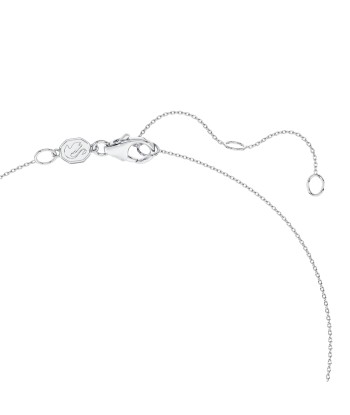 Swarovski Diamond Eternity Pear Halo Pendant Necklace 14K White Gold Comparez plus de prix