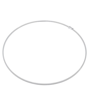 Swarovski Diamond Eternity Tennis Necklace 3ctw White Gold en stock