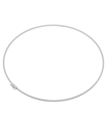 Swarovski Diamond Eternity Tennis Necklace 3ctw White Gold en stock