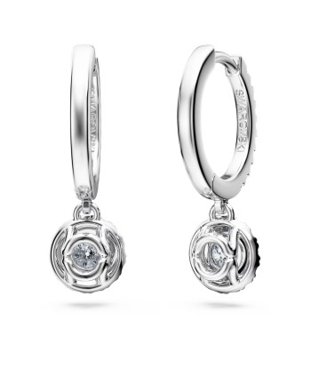 Swarovski Round Diamond Eternity Drop Earrings 1.1ctw la chaussure