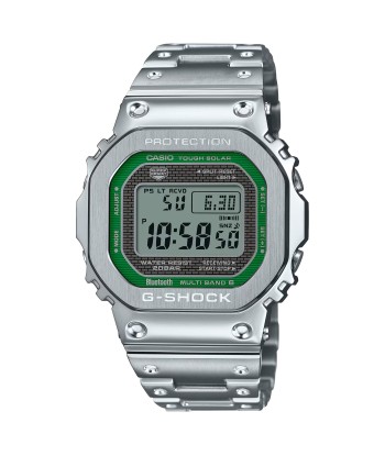 CASIO G-SHOCK GMWB5000D-3 Bluetooth Green Full Metal Solar Square Watch Steel meilleur choix