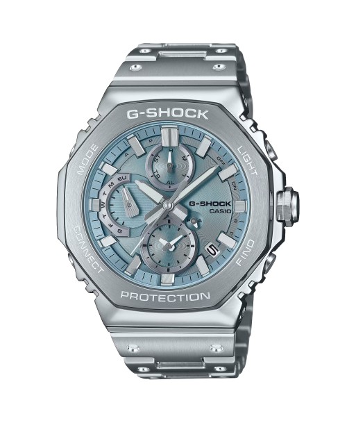 Casio G-Shock Full Analog Steel Ice Blue Bluetooth Casioak GMCB2100AD-2A des créatures d'habitude