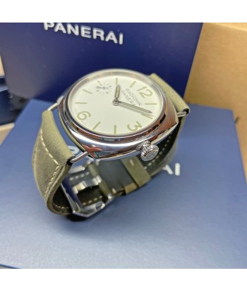 Pre-owned Panerai Radiomir Officine White Green PAM01384 45mm la chaussure