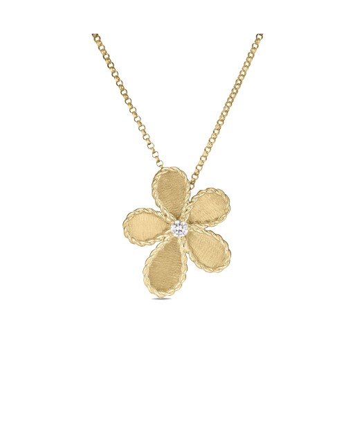 Roberto Coin 18K Yellow Gold Jasmine Flower Princess Necklace suggérées chez