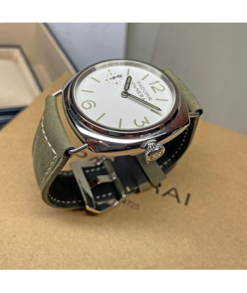 Pre-owned Panerai Radiomir Officine White Green PAM01384 45mm la chaussure