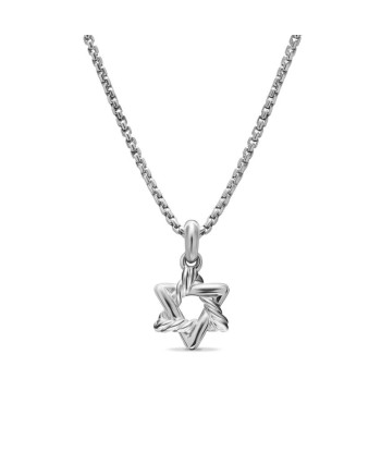 David Yurman Star of David Pendant Necklace in Sterling Silver, 9.6mm l'évolution des habitudes 