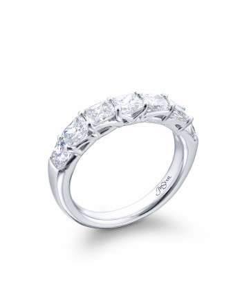 JB Star 7 Radiant Diamond Anniversary Band Ring Platinum est présent 