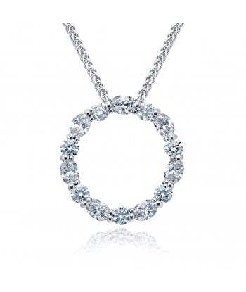 JB Star Diamond Circle of Life Pendant Necklace le concept de la Pate a emporter 