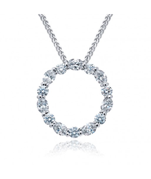 JB Star Diamond Circle of Life Pendant Necklace le concept de la Pate a emporter 