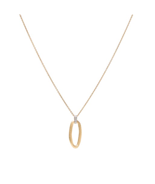 Marco Bicego 18K Yellow Gold Jaipur Gold Necklace with Diamond Accent pour bénéficier 