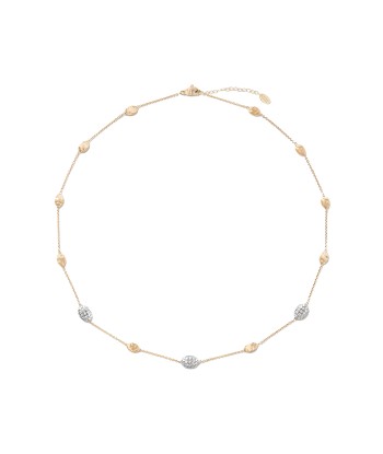 Marco Bicego 18K Yellow Gold & Diamond Bean Necklace rembourrage situé sous