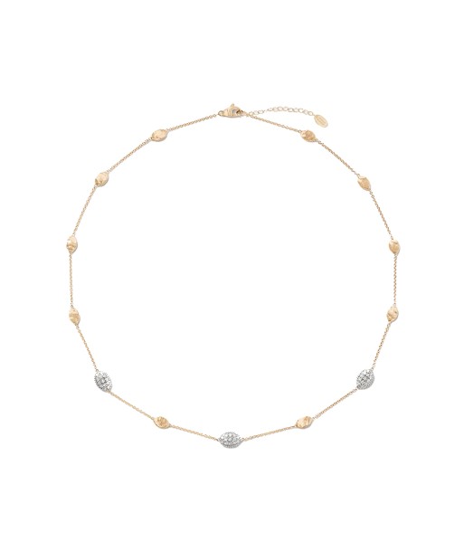 Marco Bicego 18K Yellow Gold & Diamond Bean Necklace rembourrage situé sous