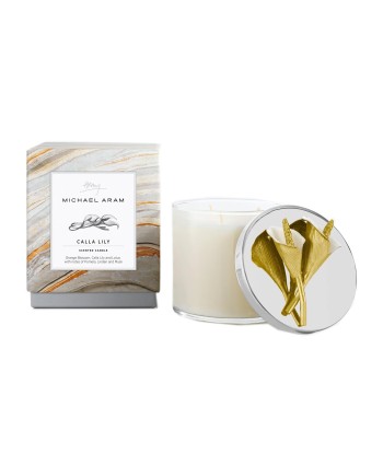 Michael Aram Calla Lily Scented Wax Candle la colonne vertébrale