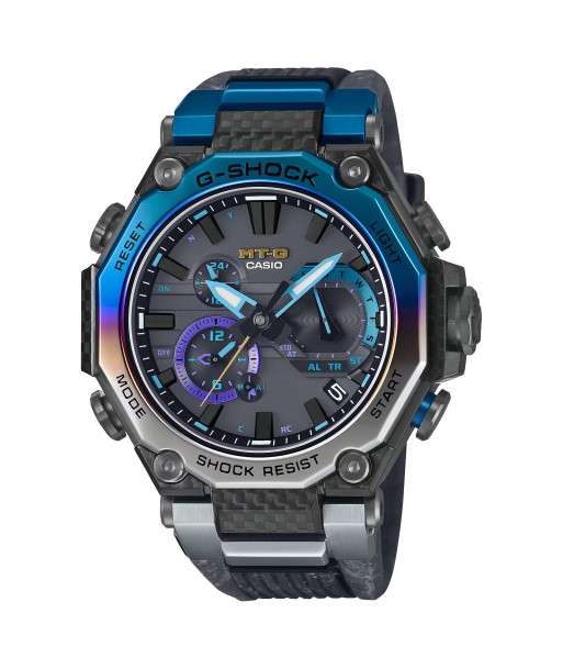 Casio G-Shock MTGB2000YST1 Storm Chaser Rainbow Blue Limited Edition MTG Watch pas cheres