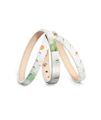 Bracelet python blanc spring | U'TURN Economisez 