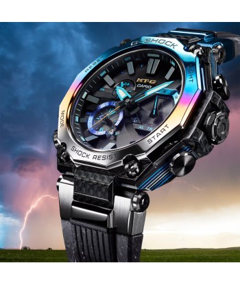 Casio G-Shock MTGB2000YST1 Storm Chaser Rainbow Blue Limited Edition MTG Watch pas cheres