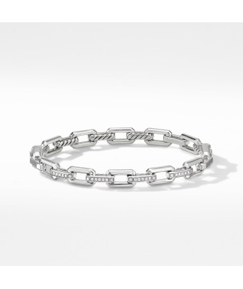 David Yurman Stax Link Bracelet with Diamonds brillant des détails fins