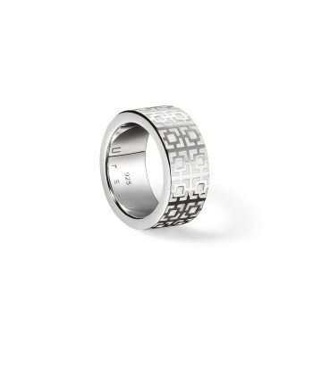 Bague femme argent, MONOGRAMME basket pas cher