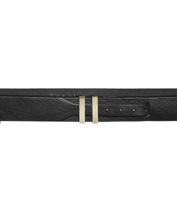 Ceinture homme cuir noir | SPARTIATE.40 le des métaux précieux