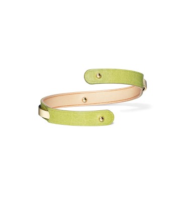 Bracelet cuir citron vert URAEUS n°6 acheter en ligne