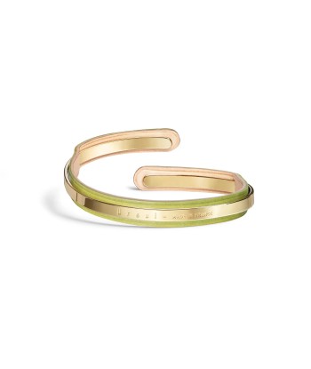 Bracelet cuir citron vert URAEUS n°6 acheter en ligne