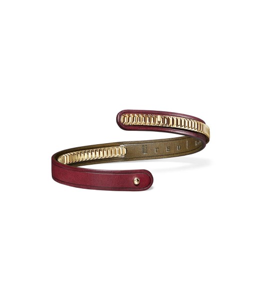 Bracelet cuir bordeaux, URAEUS n°8 Comment ça marche