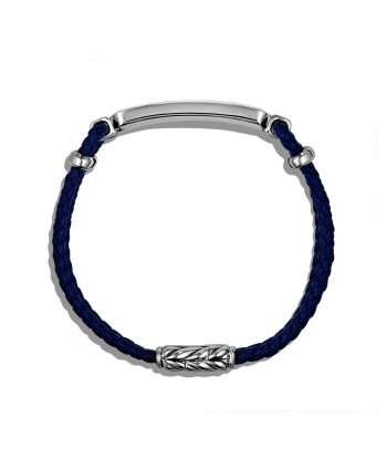 Men's Station Blue Leather Bracelet with Lapis Lazuli vente chaude votre 