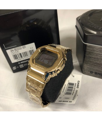 CASIO G-SHOCK GMW-B5000GD-9 Bluetooth Model Full Metal Gold Solar Square Watch Steel acheter