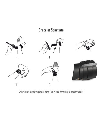 Bracelet de force en cuir | SPARTIATE livraison gratuite