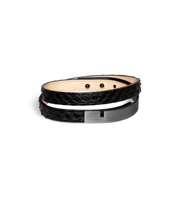 Bracelet cuir homme python | U'TURN TWICE 2024