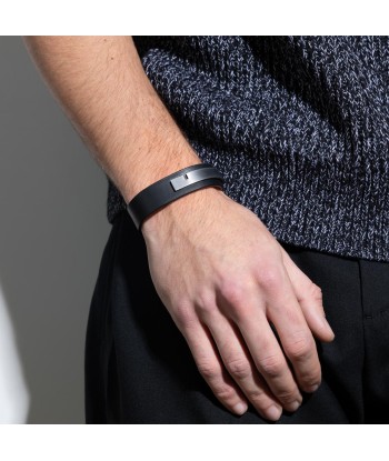 Bracelet noir large | U-TURN.18 votre restaurant rapide dans 